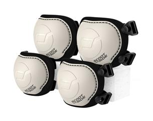 Комплект защитный детский Scoot and Ride, светло-серый, для ребенка XXS, до 25 кг. DWT_SR-230925-ASH