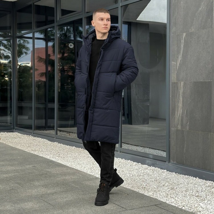 Темно-синя зимова куртка для чоловіків Pobedov Legas POB_00000006806