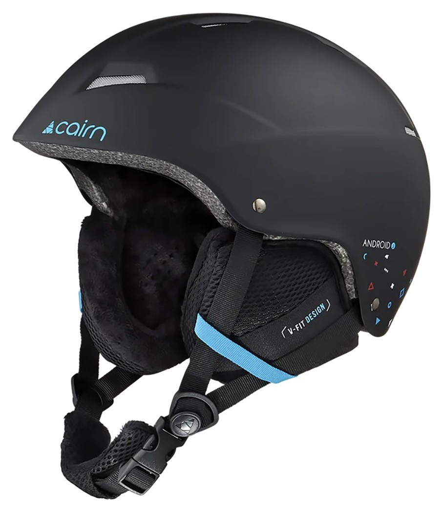 Cairn шлем Android Graphic Jr mat black-game 51-53 0606449-602-51-53