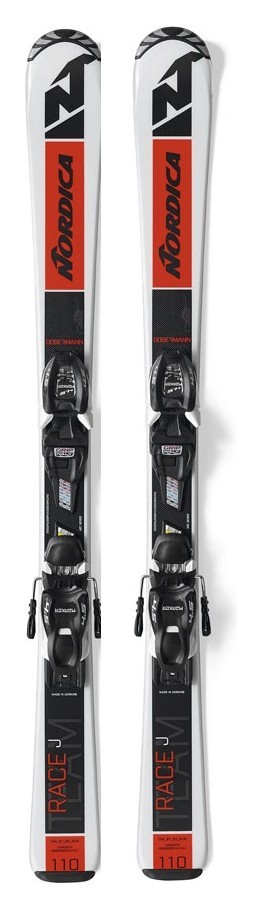 Ліжі гірські комплект для підлітків Nordica TEAM J FDT+JR 4.5 120см Black/red/white (0A0346+0C9024MF001) RCH_21932
