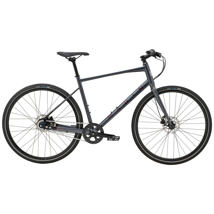 Велосипед 28" Marin Presidio 2 рама - L 2024 Gloss Charcoal/Black/Black Red SKE-90-64