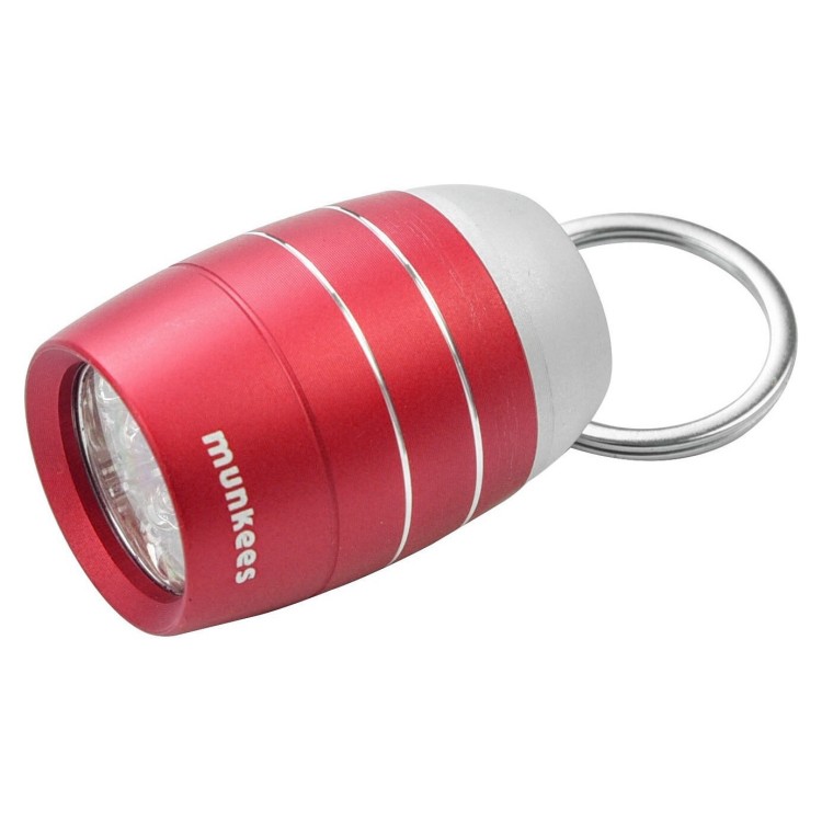 Munkees 1082 брелок-фонарик Cask shape 6-LED Light red 1082-RD