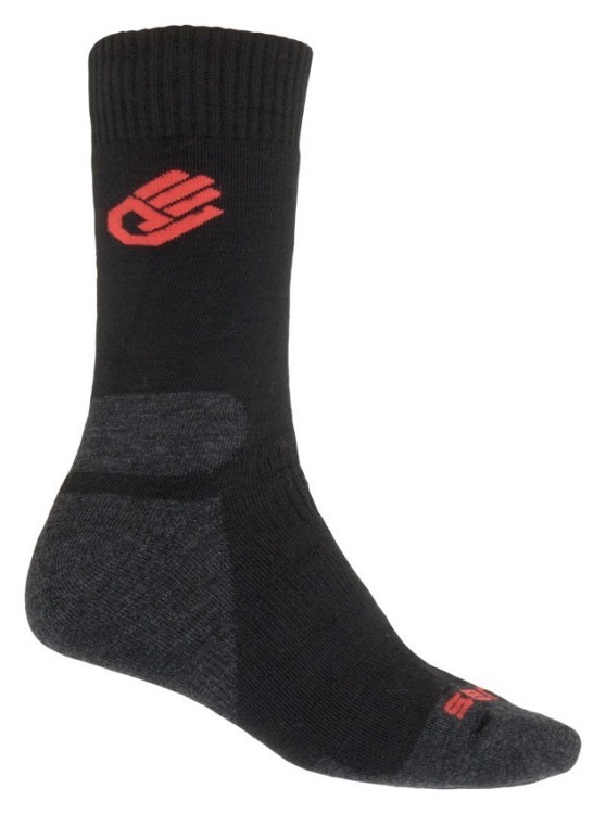 Носки Sensor Expedition Merino black/red 13200081, SU41EM-black-red SU41EM-black-red-3-5