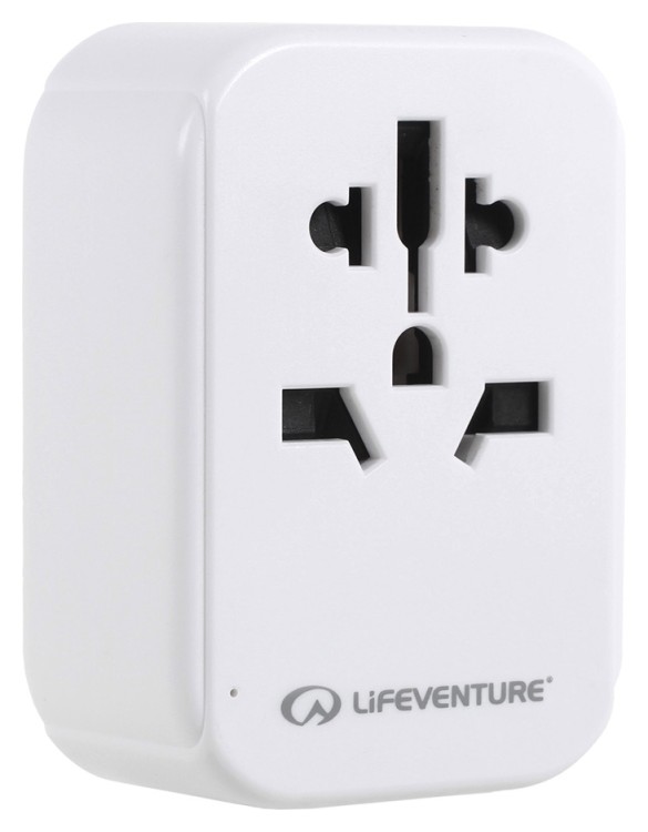 Адаптер Lifeventure European Travel Adaptor USB 77132