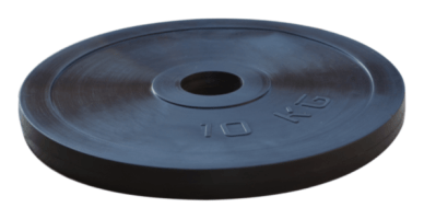 Диск RN-Sport стальной резиновый 10 кг – 27 мм.