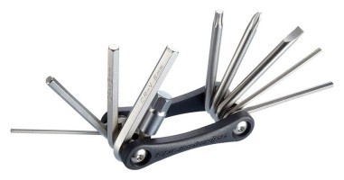 Мультитул складний для велосипеда Cycledesign FUNC 10 Black/Nickel (TO0015)