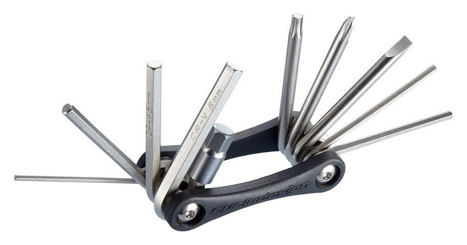 Мультитул складний для велосипеда Cycledesign FUNC 10 Black/Nickel (TO0015) RCH_22818
