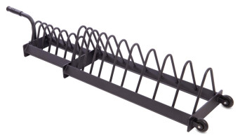 Стойка горизонтальная для блинов дисков Zelart TA-0918 (металл, размер 130x32x28см, черный)