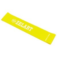 Стрічка опору Zelart LOOP BANDS FI-8228-1 (500x50,8x0,35мм, жорсткість XXS), жовтий