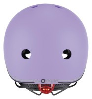 Шлем защитный детский GLOBBER GO UP LIGHTS, лавандовый, с фонариком, 45-51см