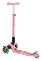 Самокат GLOBBER серии PRIMO FOLDABLE LIGHTS, пастельно-розовый, подсветочные колеса, 50кг 3+