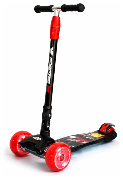 Самокат BAVAR SPORT МОД (9036), чорний маквин ROU_879903921