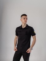 Мілітарі футболка кулмакс чорна чоловіча Pobedov Recon