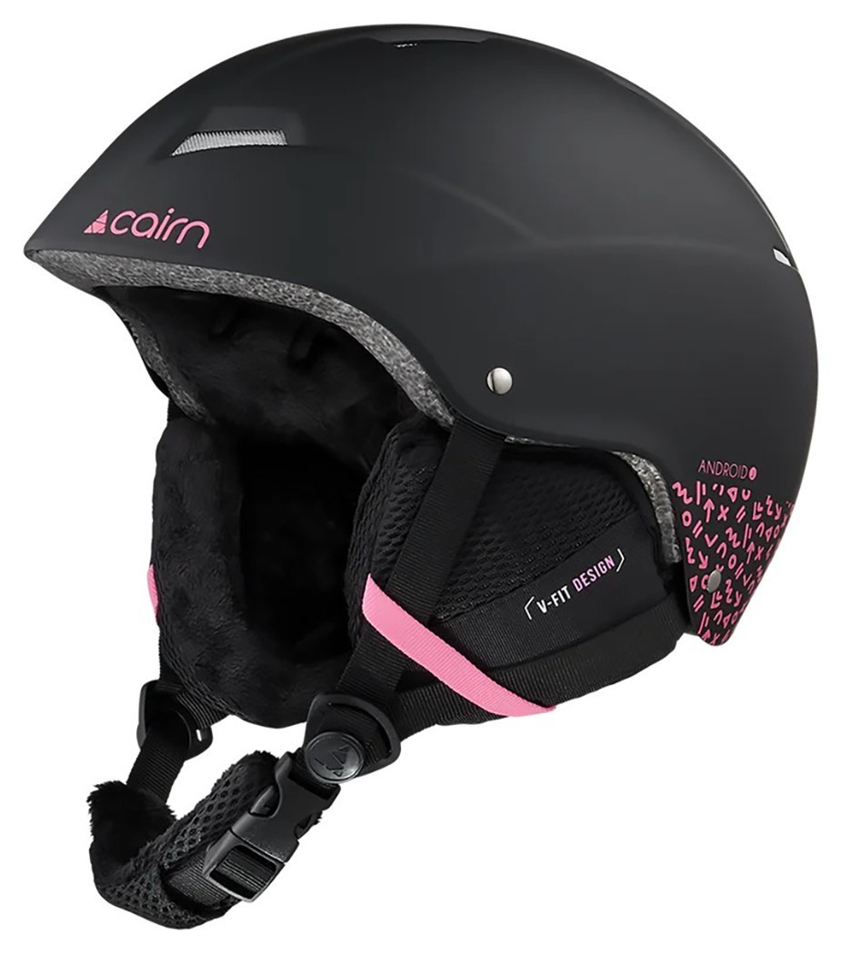 Cairn шлем Android Graphic Jr mat black-pink 48-50 0606449-702-48-50