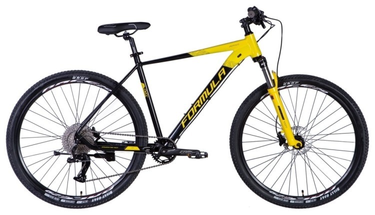 Велосипед AL 29" Formula ZEPHYR 1.0 AM HDD рама-" 2024 (черно-серебристый) OPS-FR-29-267