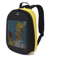 Рюкзак Sobi Pixel SB9702 Yellow з LED екраном