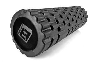 Массажный роллер EasyFit Solid Grid Roller Mini 30 см черный