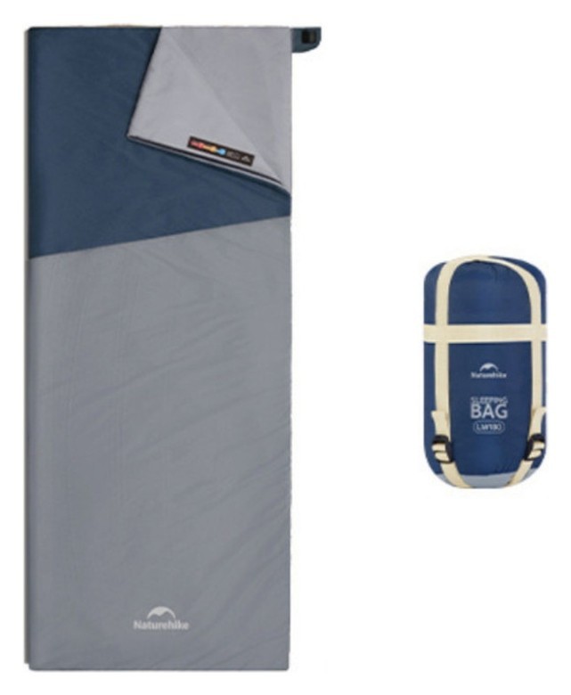 Спальный мешок Naturehike LW180 CNK2550WS026 Sunny Day PL01, (14°C) XL синий FNR_6977465868602