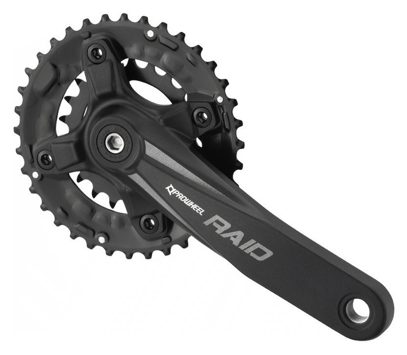 Шатуні велосипедні (комплект) Pro Wheel RAID-501 36-22T 175мм Black (CK0745) RCH_19868