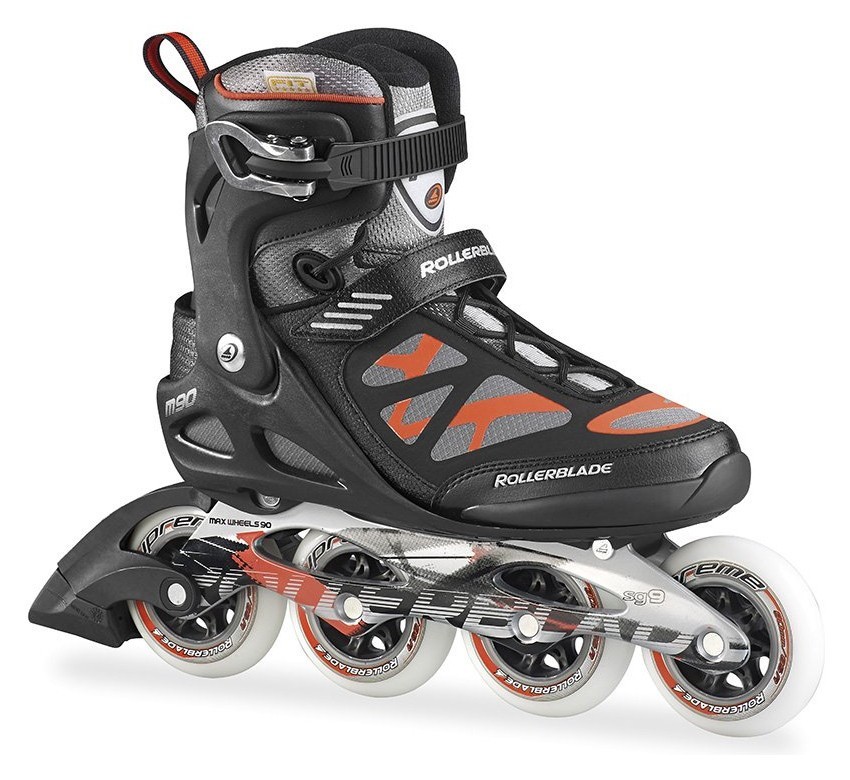 Роликові коньки для дорослих Rollerblade MACROBLADE 90 M 40.5 (8US) 260мм Black/red (07355400 741) RCH_10983