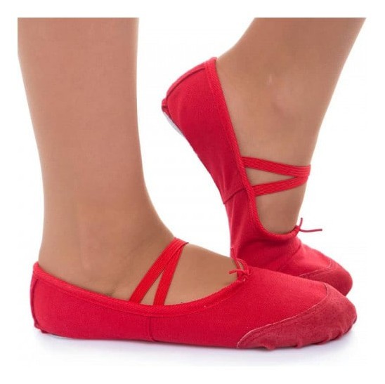 Балетки танцевальные красный Bavar Sport (32) BVR_4152050