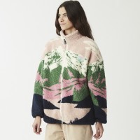 Picture Organic куртка флисовая Nyss Zip W cloudy landscape wmn M