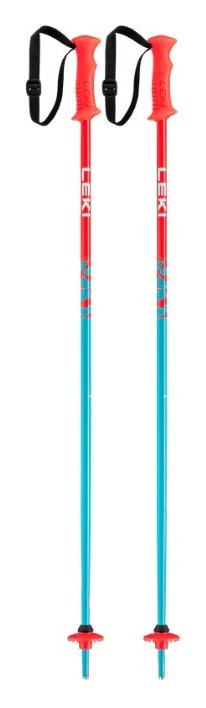 Палки для горных лыж для подростков Leki RIDER 70см Petrol/fluorescent red/pearl nightblue (64944141-WRH) RCH_16412