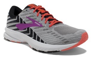 Кроссовки женские Brooks LAUNCH 6 W 37.5 (6.5US) Grey/black/purple (1202851B027)