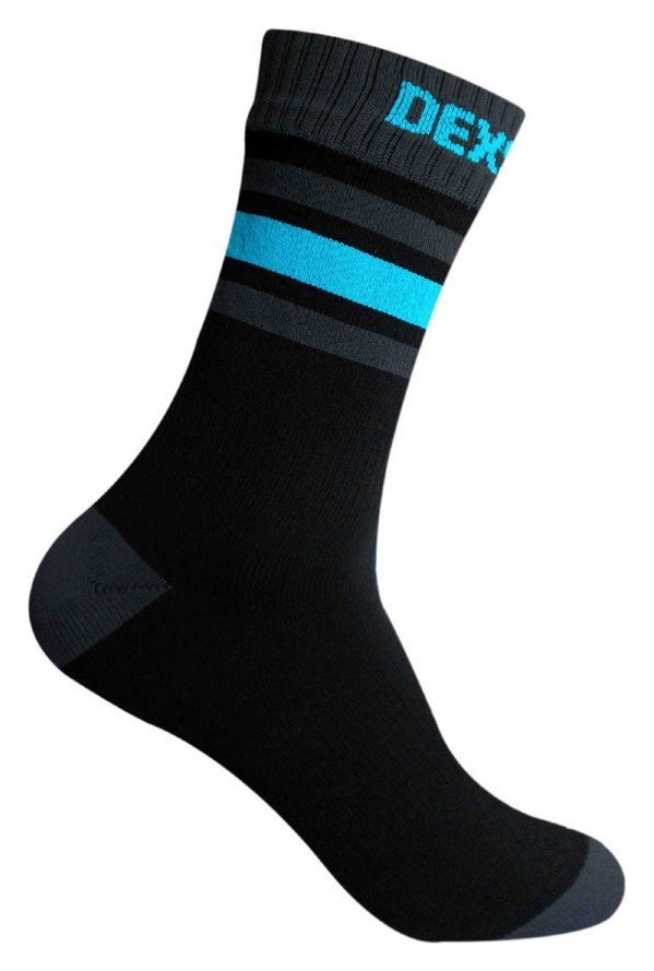 Шкарпетки водонепроникні Dexshell Ultra Dri Sports, р-р XL, з блакитною смугою FNR_DS625W-ABXL