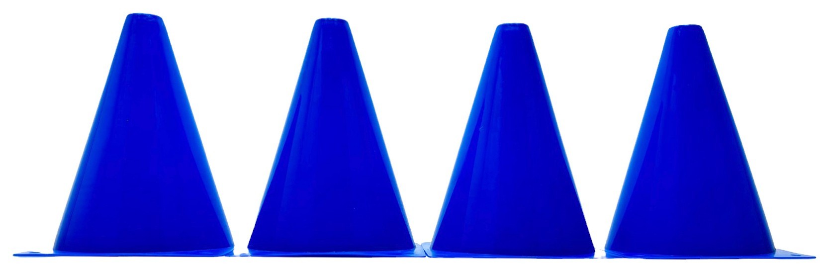 Конуси-фішки спортивні EasyFit 17 см (набір з 4 штук) сині EFIT_EF-1678-4BL