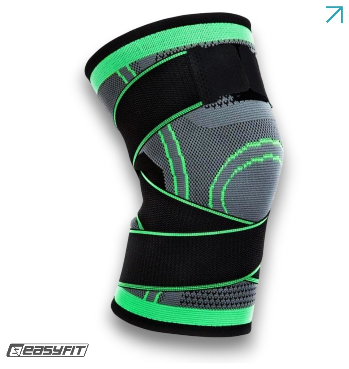 Компресійний наколінник EasyFit з ременями (L) EFIT_EF-0085-L