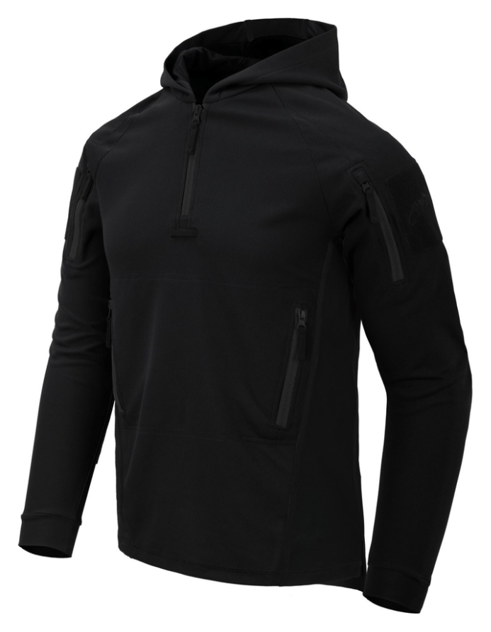 Кофта тактична Helikon-Tex RANGE HOODIE - TopCool, чорний, розмір M FNR_BL-BRH-TC-01-B04