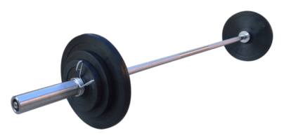 Штанга резиновая RN-Sport 50 кг с олимпийским грифом