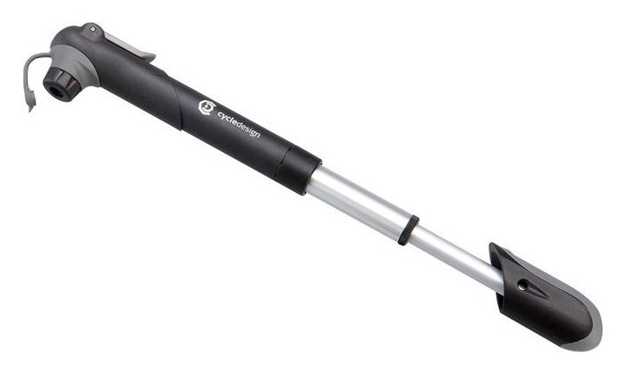 Насос для велосипедів Cycledesign TELES P-METR Black/silver (PP0013) RCH_17821