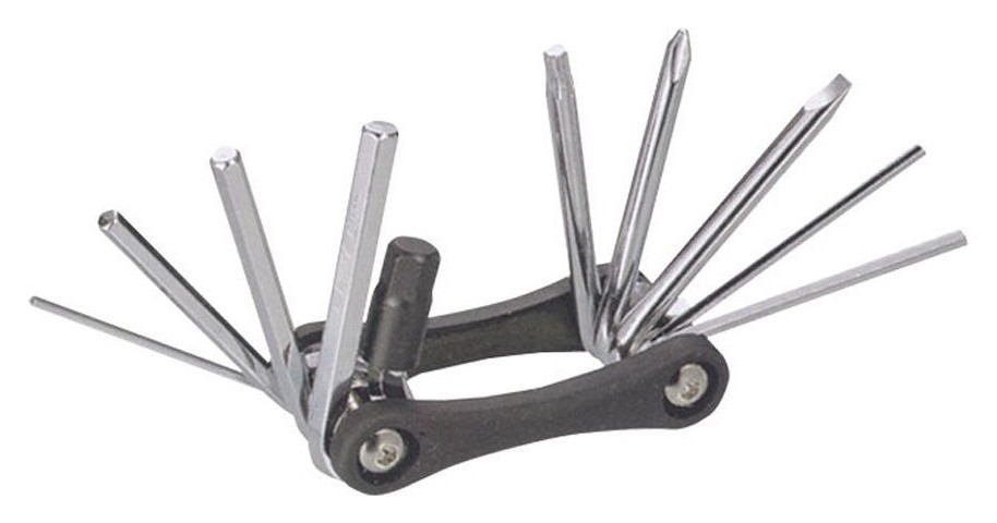 Мультитул складний для велосипеда Cycledesign MULTI V.1 Black/Nickel (CDTO0015) RCH_22814
