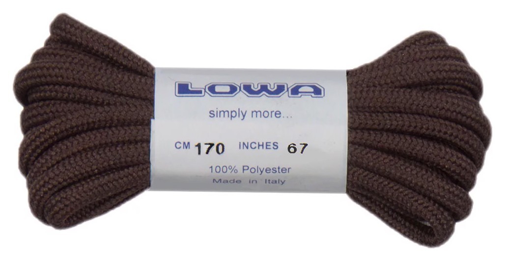 LOWA шнурки Zephyr 170 cm dark brown 830503-0493