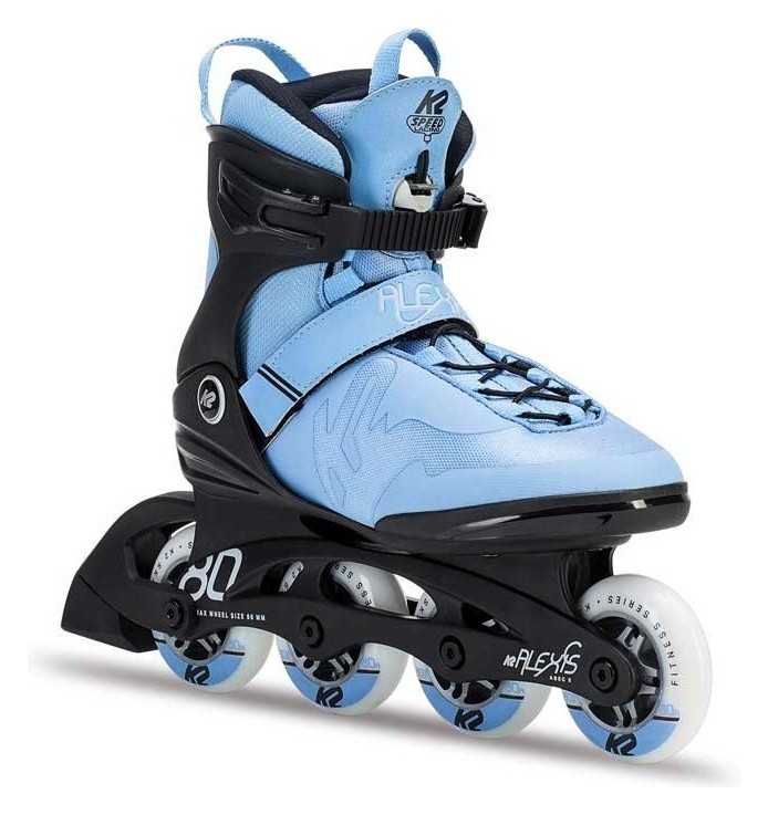 Роликовые коньки для взрослых K2 ALEXIS 80 PRO W 41.5 (10.0US) 270мм Light blue/black (30C0817.1.1) O RCH_19737