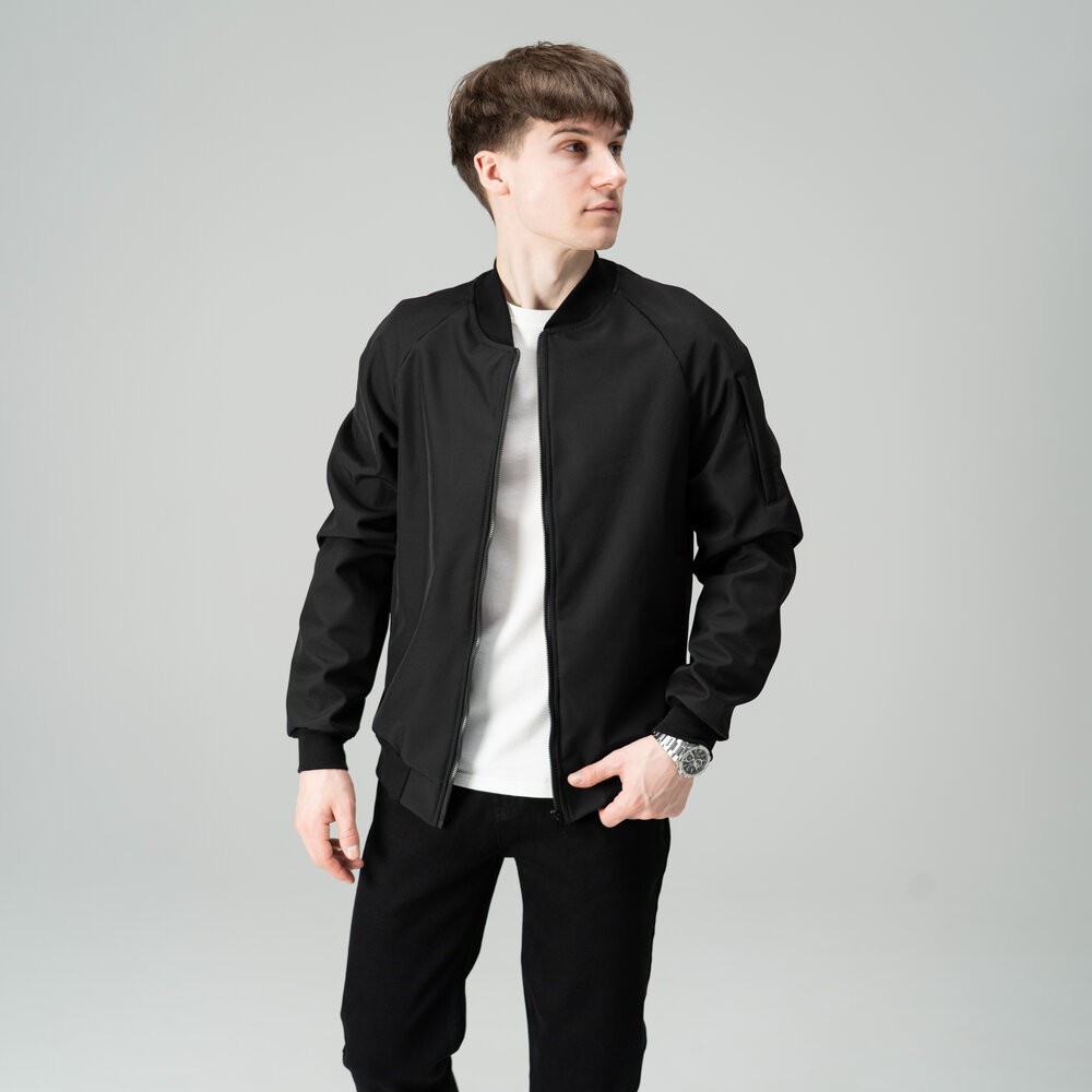 Бомбер Pobedov Thunder Чорний S OWbb3 167Sba POB_00000009217