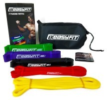 Резиновые петли EasyFit: набор 1-65 кг (5 шт)