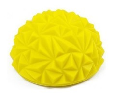 Полусфера массажная киндербол EasyFit Rif 16 см желтая