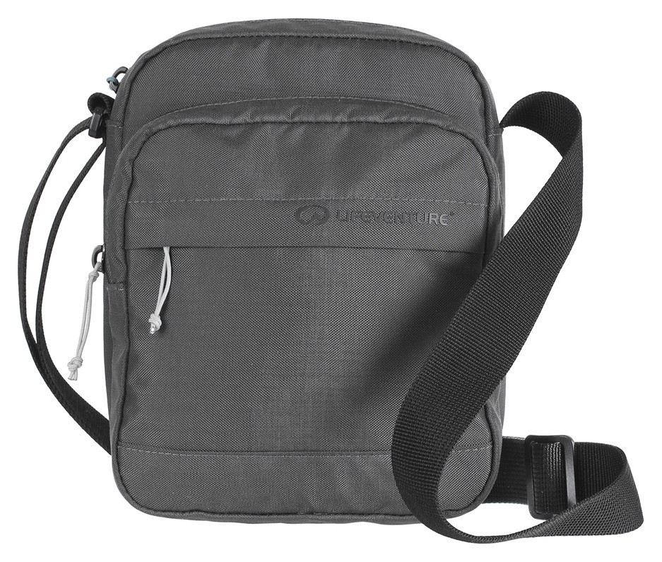Lifeventure сумка Recycled RFID Shoulder Bag grey 68801