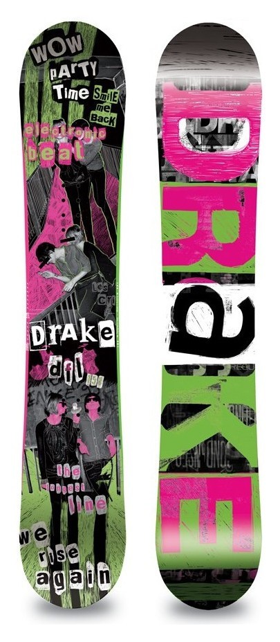 Сноуборд Drake DFL 146 Pink/green/multicolor (76231015) O RCH_20204