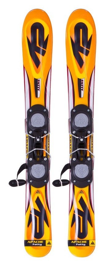 Ліжі гірські (cкіборди) K2 Apache Fatty 88см Yellow/orange/black (1000500.101.1.088+S10500088-WRH) RCH_16160