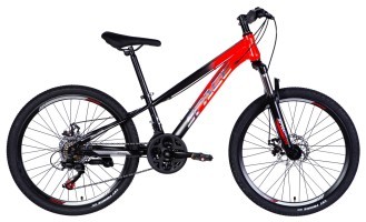 Велосипед ST 24" SPACE MARS DD FR рама-11" червоно-чорний 2026