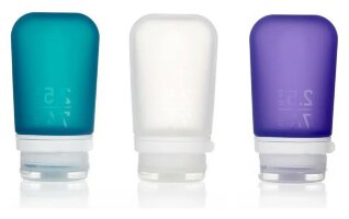 Набір силіконових пляшечок Humangear GoToob+ 3-Pack Medium