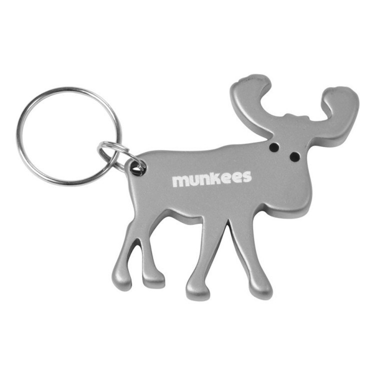 Munkees 3473 брелок-відкривачка Moose grey 3473-GY