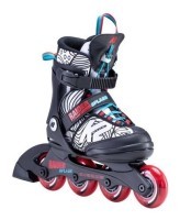 Роликовые коньки детские K2 RAIDER SPLASH S (29-34) 170-205мм Black/white/multicolor (30E0221.1.1)