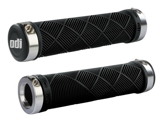 Гріпси ODI Cross Trainer MTB Lock-On Bonus Pack Black w/Silver Clamps (чорні з серебристими замками) OBOD_D30CTB-S