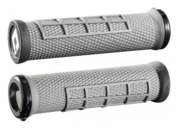 Гріпси ODI Elite Flow, V2.1 Lock On, Graphite Black w/Black Clamp, графітові з чорними замками OBOD_D33EFH-B