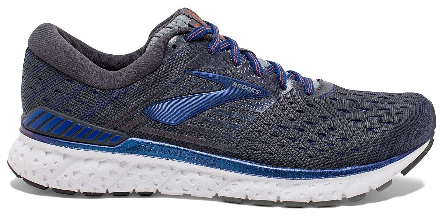 Кроссовки мужские Brooks TRANSCEND 6 M 44.5 (10.5US) Ebony/blue/mandarin (1102991D092) RCH_14855